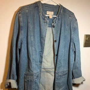 J.Jill "Out of the Blue" Jean Jacket